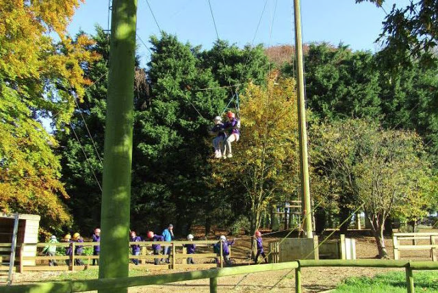 Cubs on the giant swing at PGL
